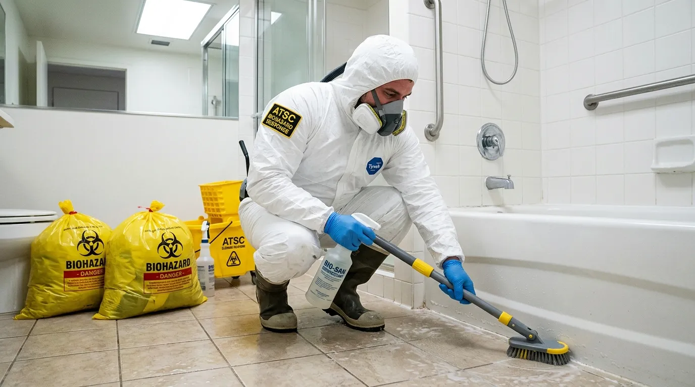 Decontamination equipment deployed for Blood Cleanup in Paradise Valley